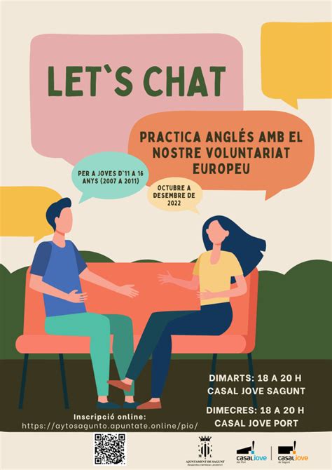 chat ligar barcelona|''American Space. Chill & Chat. Conversa en anglès per .